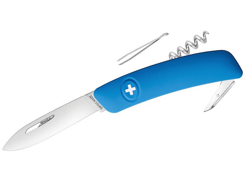SWIZA Taschenmesser Schweizer Messer D01, blau